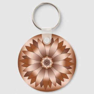 Llavero Rosette de cobre