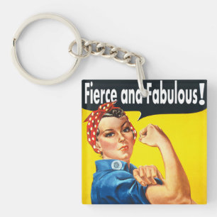 Llavero Rosie The Riveter Feroz y Fabulosa
