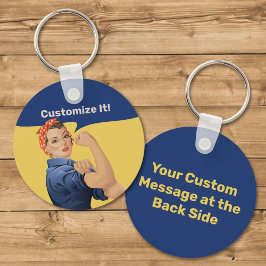 Llavero Rosie the Riveter Keychain