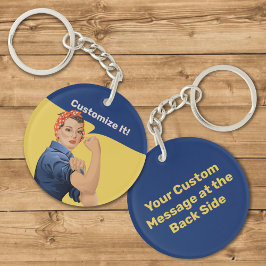 Llavero Rosie the Riveter Keychain