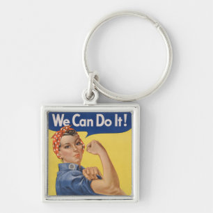 Llavero Rosie the Riveter Strong Women Chica Power