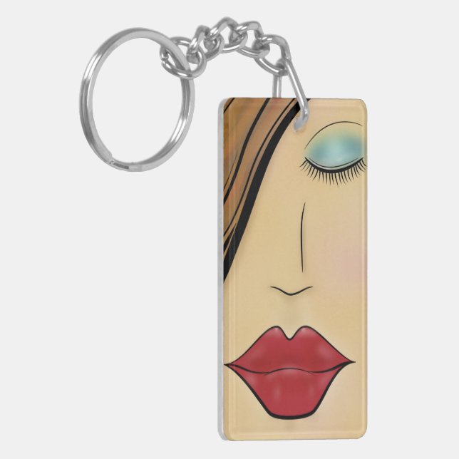 Llavero Rostro de mujer (Frente Izquierda)