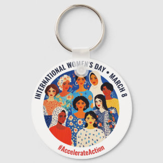 Llavero Rostros coloridos | Día Internacional de la Mujer