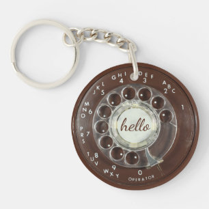 Llavero Rotary Phone Look
