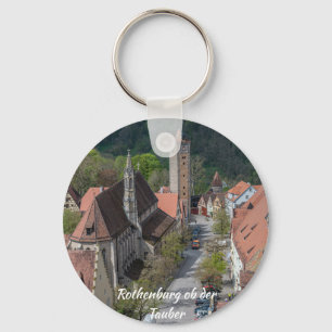 Llavero Rothenburg ob der Tauber casco antiguo desde arrib