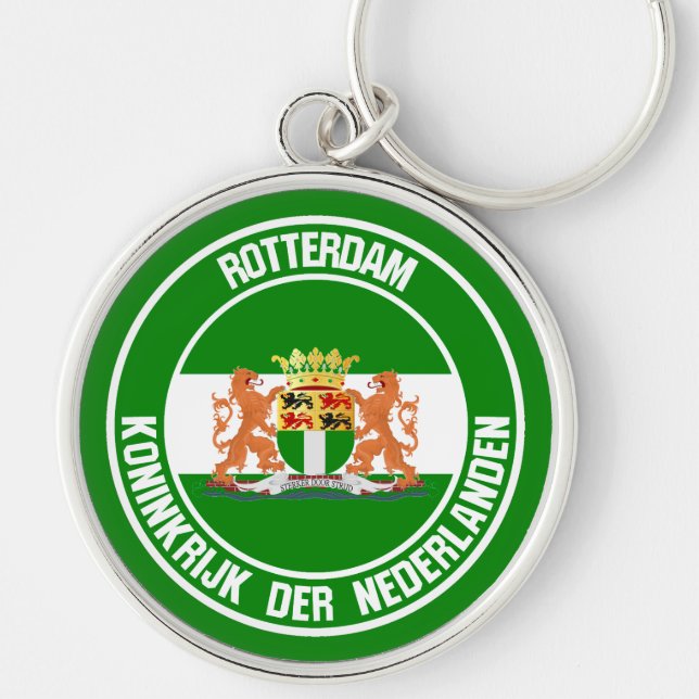 Llavero Rótterdam Round Emblem (Frente)