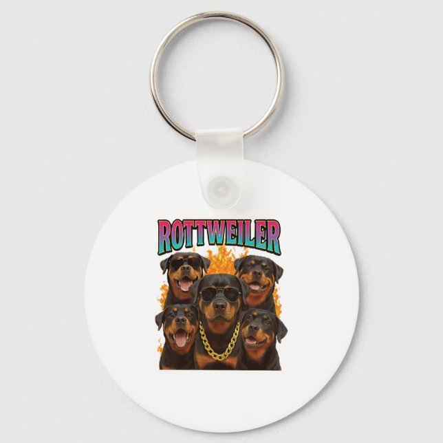 Llavero Rottweiler  (Anverso)
