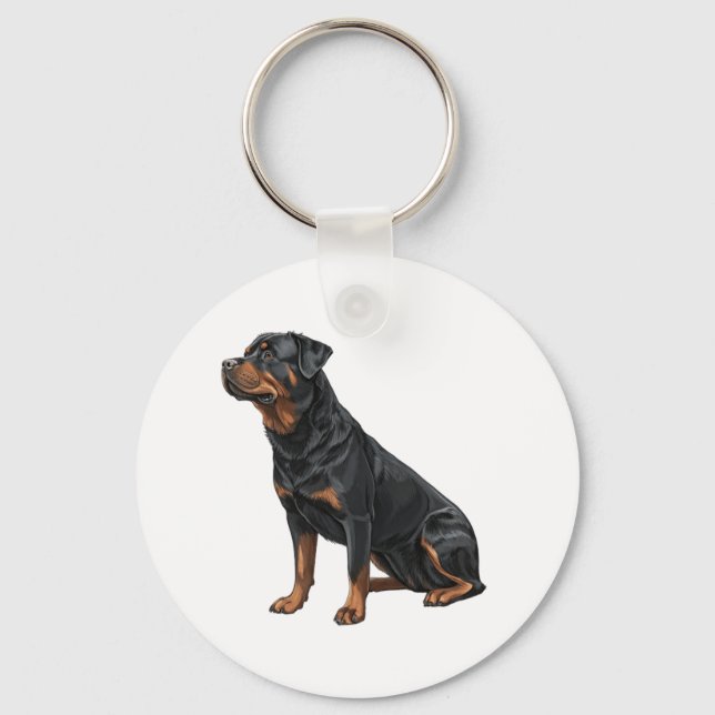 Llavero Rottweiler (Anverso)