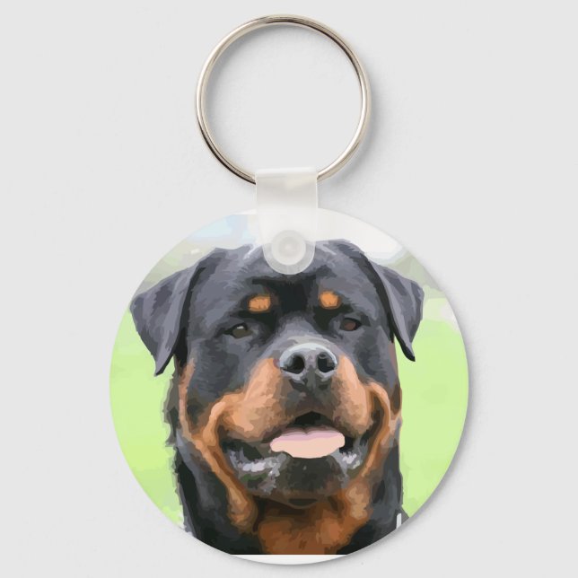 Llavero rottweiler (Anverso)