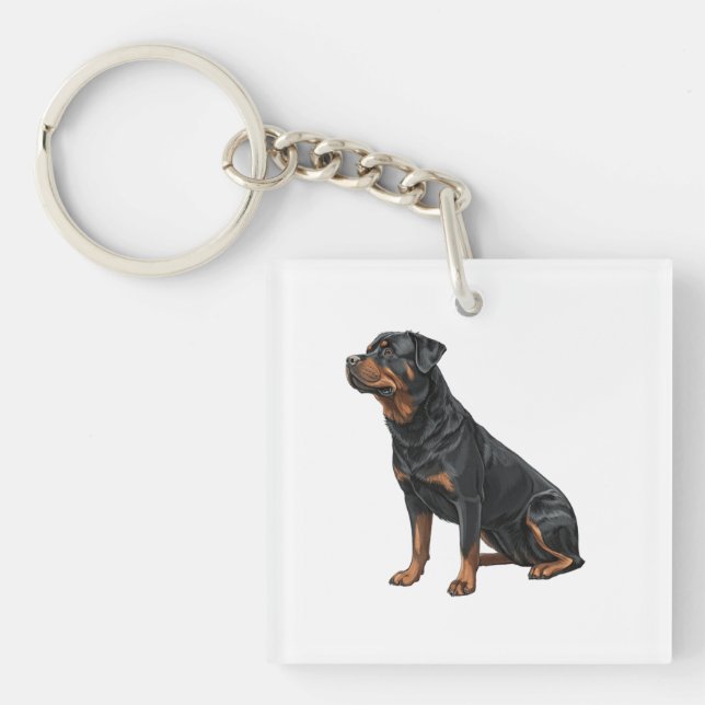 Llavero Rottweiler (Frente)