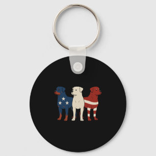 Llavero Rottweiler 4 de Julio Amante de los Perros Hombres