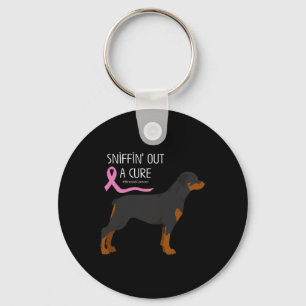Llavero Rottweiler Dog Lover Concienciación sobre el cánce