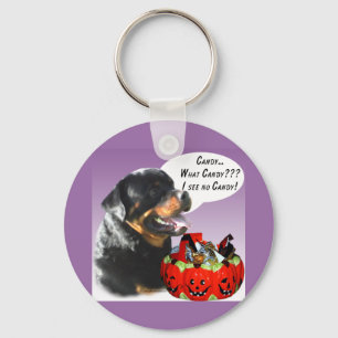 Llavero Rottweiler Halloween Candy