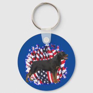 Llavero Rottweiler Patriot