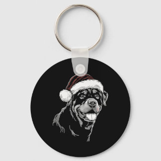 Llavero Rottweiler Perro Gorro de Santa Navidad Xmas Pijam