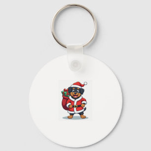 Llavero Rottweiler Santa � s Helper