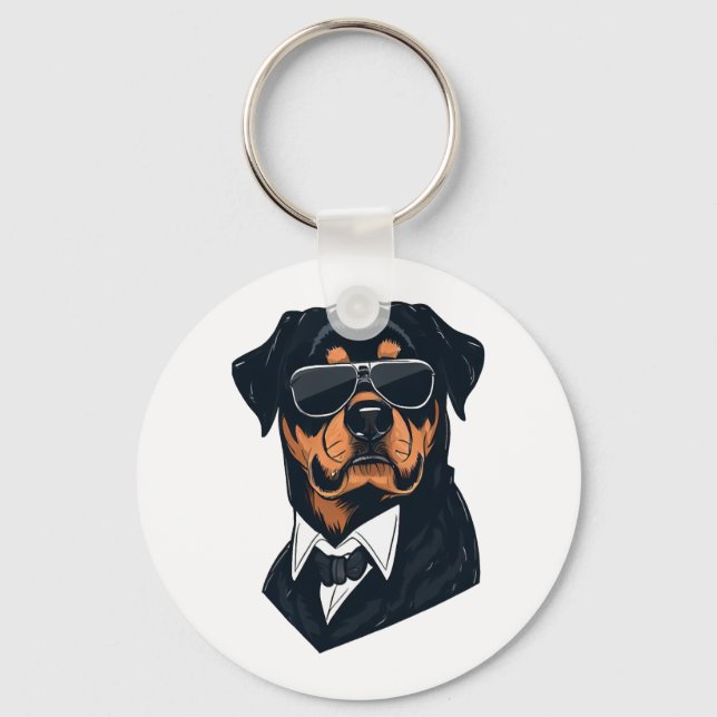 Llavero Rottweiler The Gentlemen (Anverso)