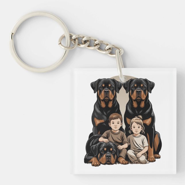 Llavero Rottweilers, Guardia Familiar (Frente)