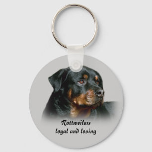 Llavero Rottweilers Loyal y Loving Keychain
