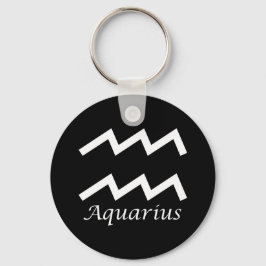 Llavero Rótulo "Aquarius" Zodiac