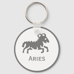 Llavero Rótulo Aries del diseño Zodiac