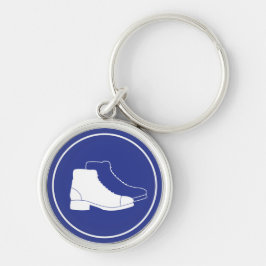 Llavero Rótulo azul de zapatos de seguridad | Keychain Pre
