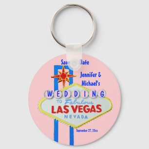 Llavero Rótulo Boda personalizado de Las Vegas