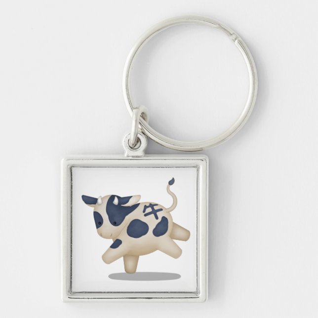 Llavero Rótulo de astrología de la cúpula zodiaca china (Frente)