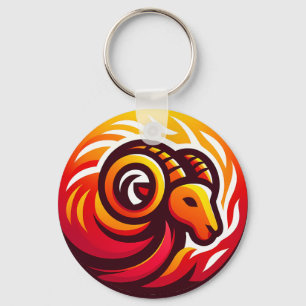 Llavero Rótulo de Astrología Fiery Aries