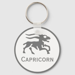 Llavero Rótulo de Capricornio del diseño Zodiaco