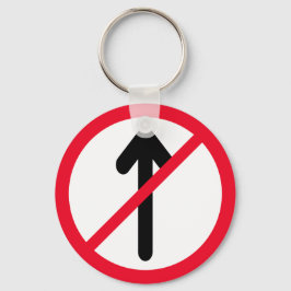 Llavero Rótulo de carretera sin entrada | Cadena de claves