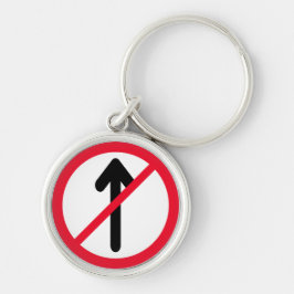 Llavero Rótulo de carretera sin entrada | Keychain Premium