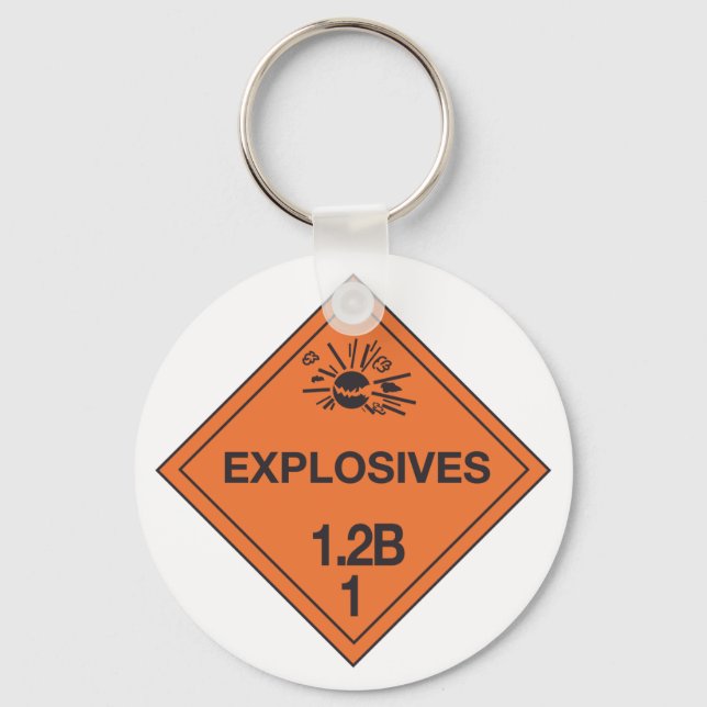 Llavero Rótulo de explosivos (Anverso)