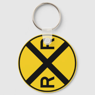 Llavero Rótulo de la carretera de la travesía de