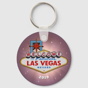 Llavero Rótulo de Las Vegas (personalizable)
