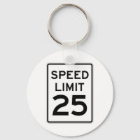 Rótulo de límite de velocidad de 25 MPH
