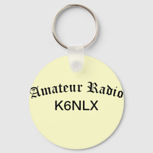 Llavero Rótulo de llamadas y radio amateur