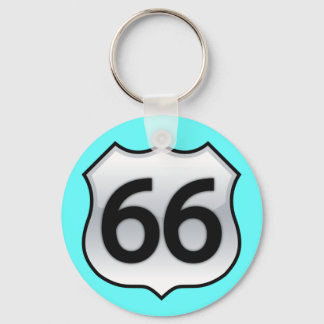 LLAVERO RÓTULO DE RUTA 66
