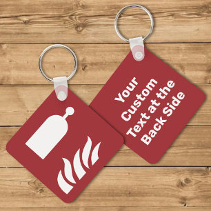 Llavero Rótulo de seguridad de la estación de lanzamiento 