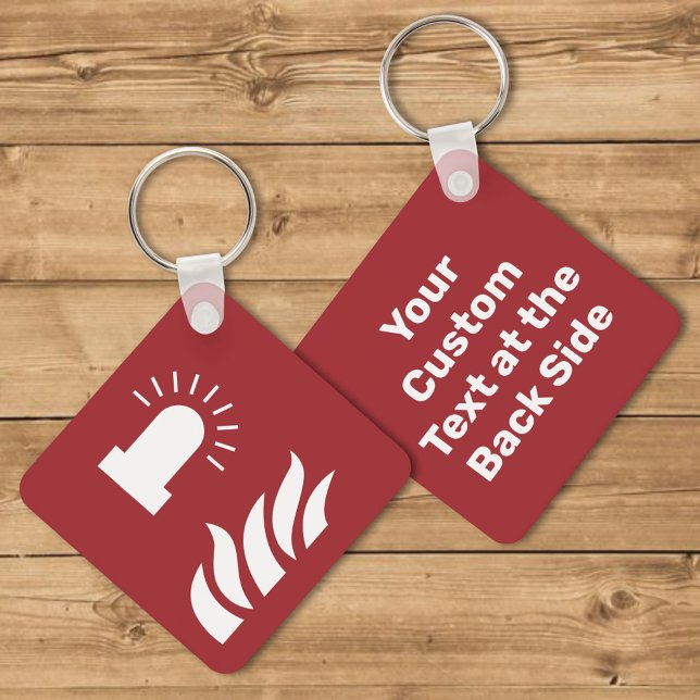 Llavero Rótulo de seguridad de la luz intermitente de alar (Subido por el creador)