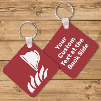 Llavero Rótulo de seguridad de los cascos de lucha contra 