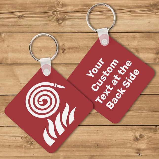 Llavero Rótulo de seguridad de mangueras de incendios (Subido por el creador)