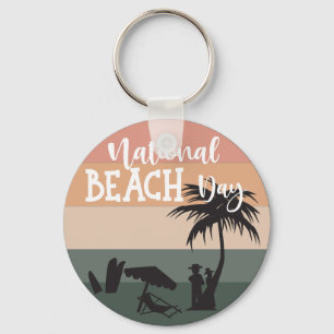 Llavero Rótulo del Día Nacional de la Playa