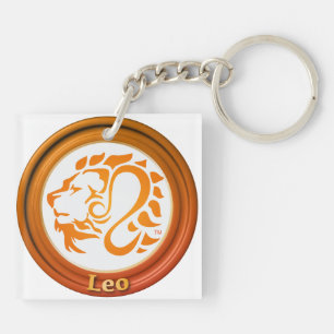 Llavero Rótulo del zodiaco de Leo