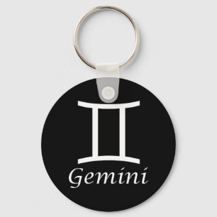 Llavero Rótulo del zodiaco de los géminis del `'