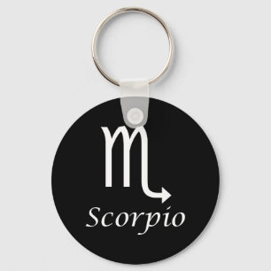 Llavero Rótulo del zodiaco del "escorpión"