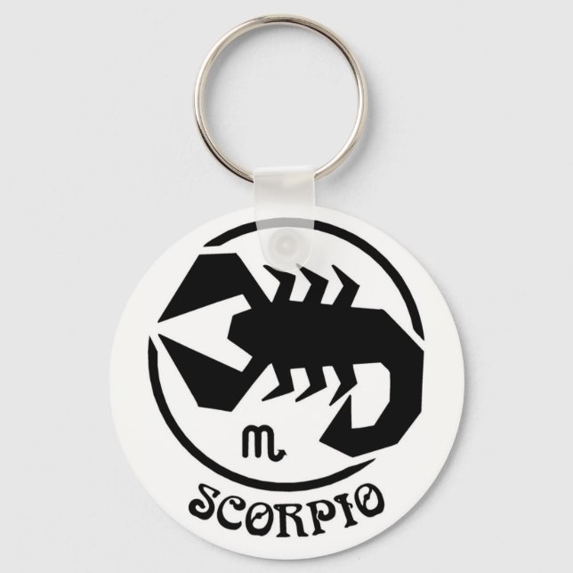 Llavero Rótulo Escorpio Zodiac (Anverso)