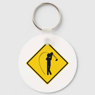 Llavero Rótulo Golfer Road