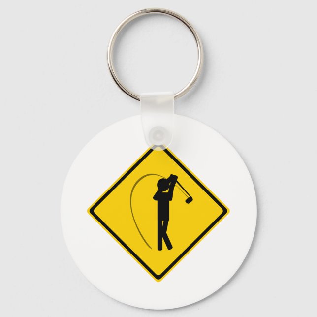 Llavero Rótulo Golfer Road (Anverso)