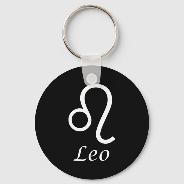 Llavero Rótulo "Leo" Zodiac (Anverso)